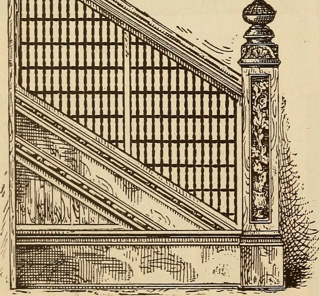 An illustration from Our doors and windows : how to decorate them, 1889, leaf 63
