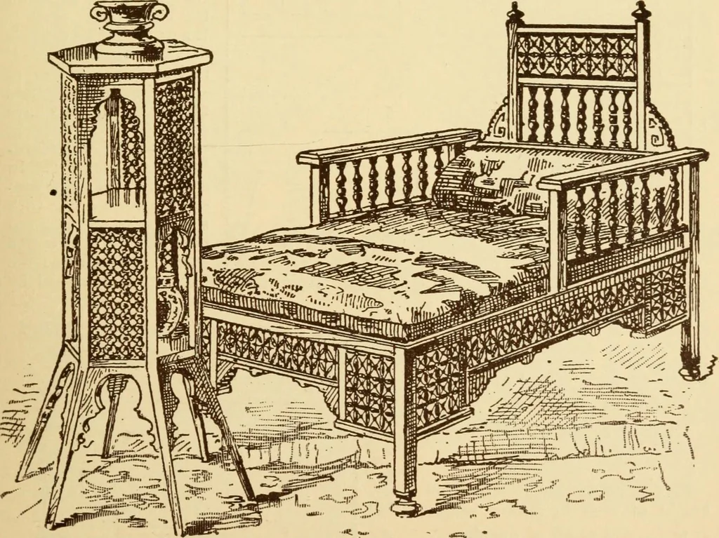 An illustration from Our doors and windows : how to decorate them, 1889, leaf 68