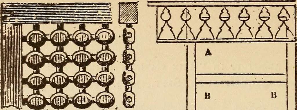 An illustration from Our doors and windows : how to decorate them, 1889, leaf 69