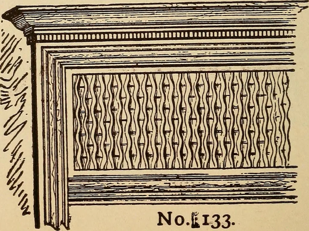 An illustration from Our doors and windows : how to decorate them, 1889, leaf 69