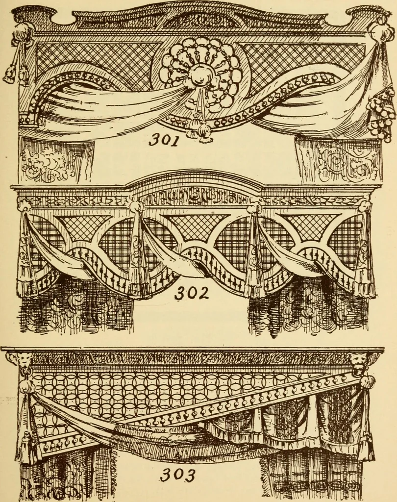 An illustration from Our doors and windows : how to decorate them, 1889, leaf 70