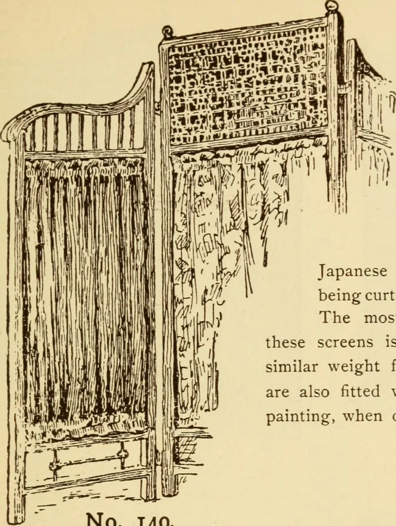 An illustration from Our doors and windows : how to decorate them, 1889, leaf 76
