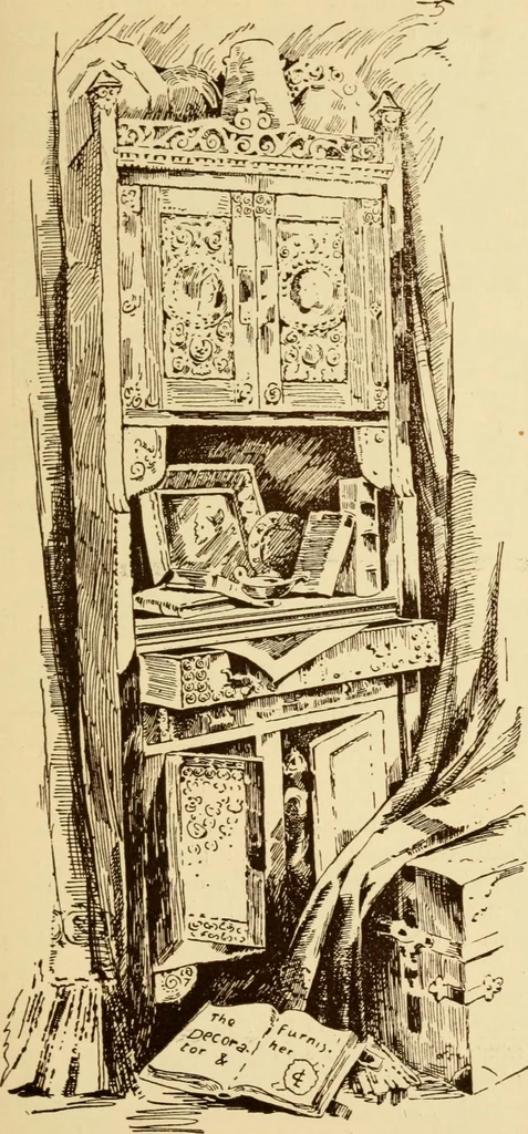 An illustration from Our doors and windows : how to decorate them, 1889, leaf 78