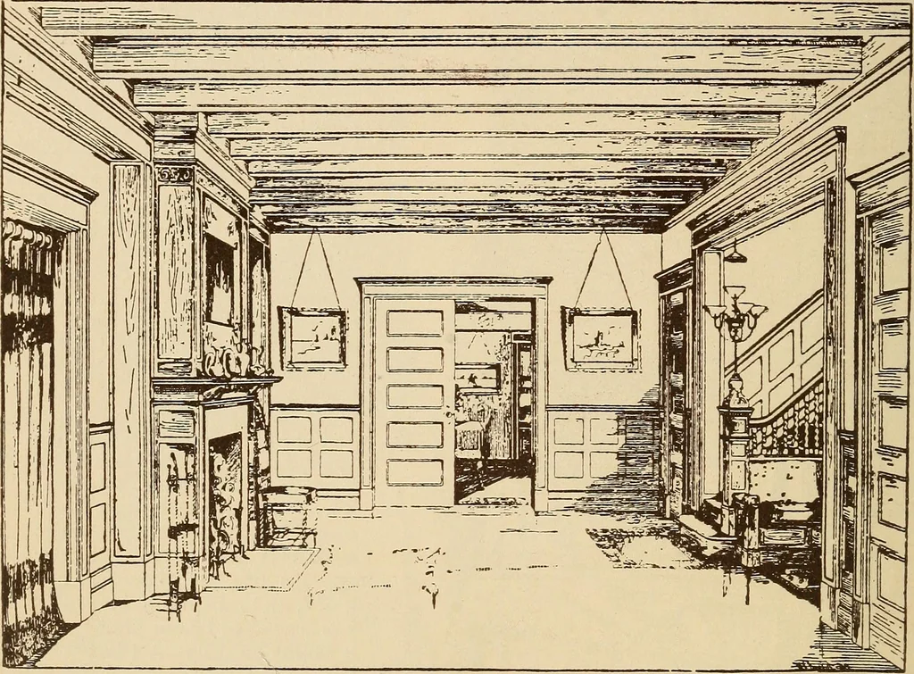 An illustration from Our doors and windows : how to decorate them, 1889, leaf 79