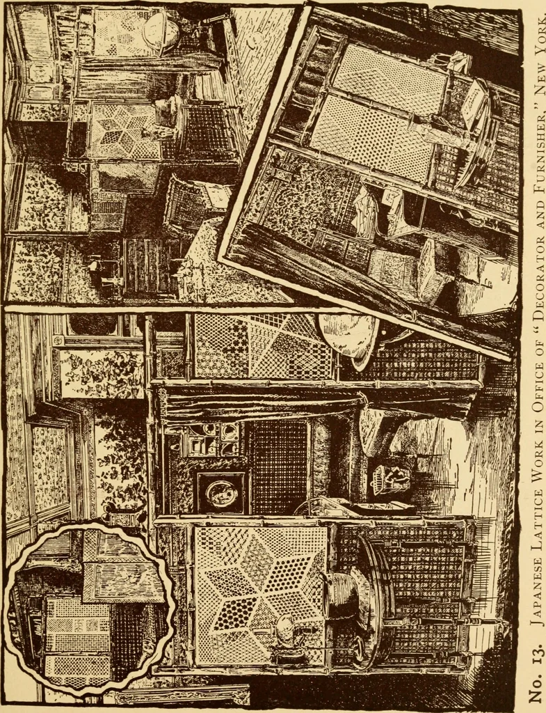 An illustration from Our doors and windows : how to decorate them, 1889, leaf 8
