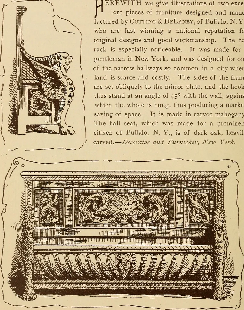 An illustration from Our doors and windows : how to decorate them, 1889, leaf 85