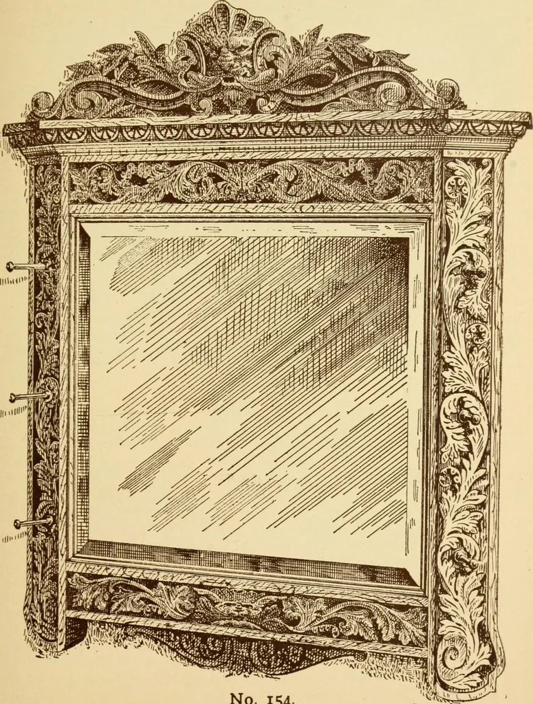 An illustration from Our doors and windows : how to decorate them, 1889, leaf 86