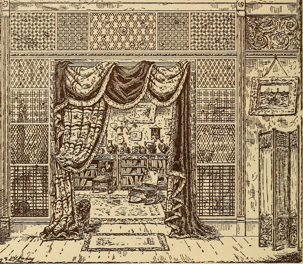 An illustration from Our doors and windows : how to decorate them, 1889, leaf 89
