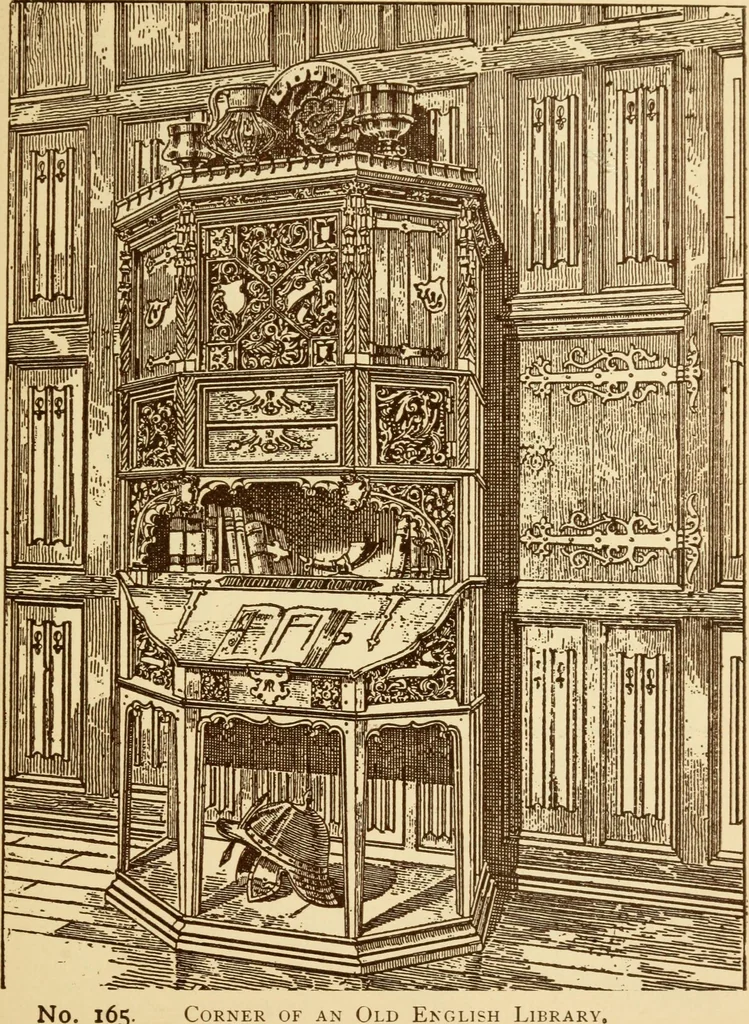 An illustration from Our doors and windows : how to decorate them, 1889, leaf 90
