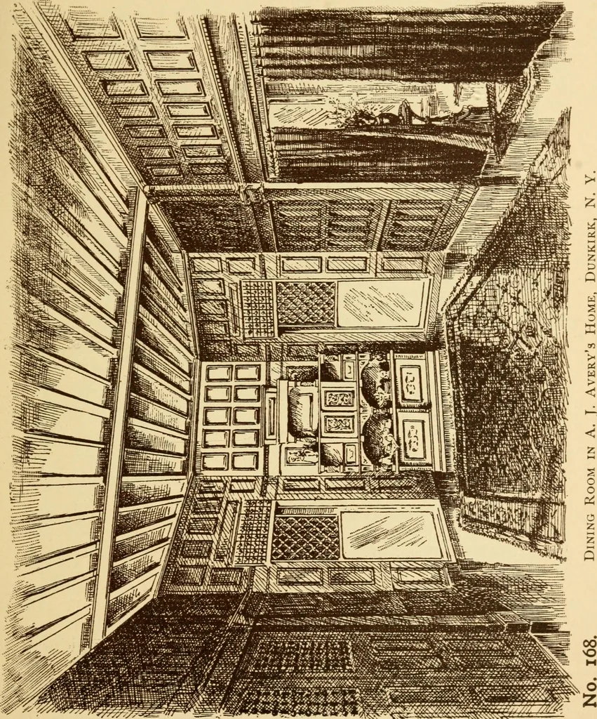 An illustration from Our doors and windows : how to decorate them, 1889, leaf 96