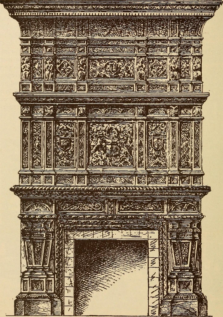 An illustration from Our doors and windows : how to decorate them, 1889, leaf 99