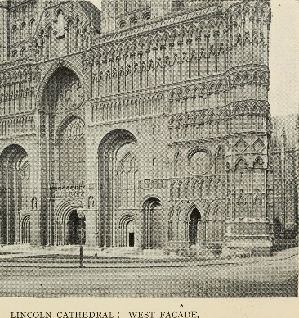 An illustration from Our English cathedrals ; their architectural beauties and characteristics, and their historical associations popularly described, together with chapters on the cathedral in mediaeval and in modern times, and in English poetry and prose; withmaps, plans, and numerous illustrations from photographs, 1911, leaf 141