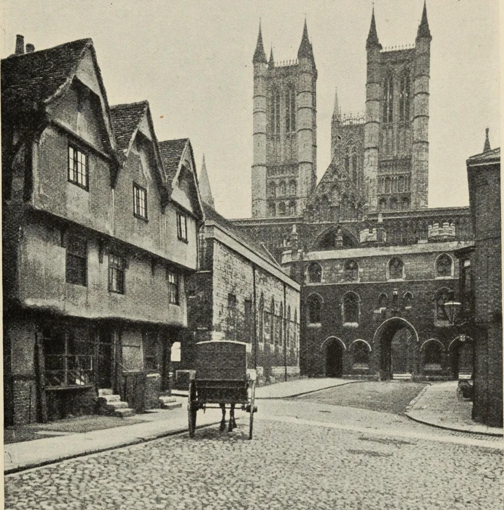 An illustration from Our English cathedrals ; their architectural beauties and characteristics, and their historical associations popularly described, together with chapters on the cathedral in mediaeval and in modern times, and in English poetry and prose; withmaps, plans, and numerous illustrations from photographs, 1911, leaf 144