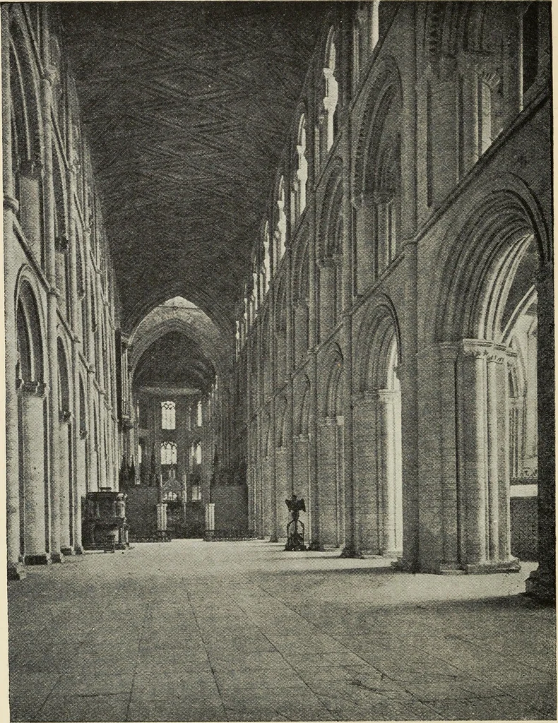 An illustration from Our English cathedrals ; their architectural beauties and characteristics, and their historical associations popularly described, together with chapters on the cathedral in mediaeval and in modern times, and in English poetry and prose; withmaps, plans, and numerous illustrations from photographs, 1911, leaf 175