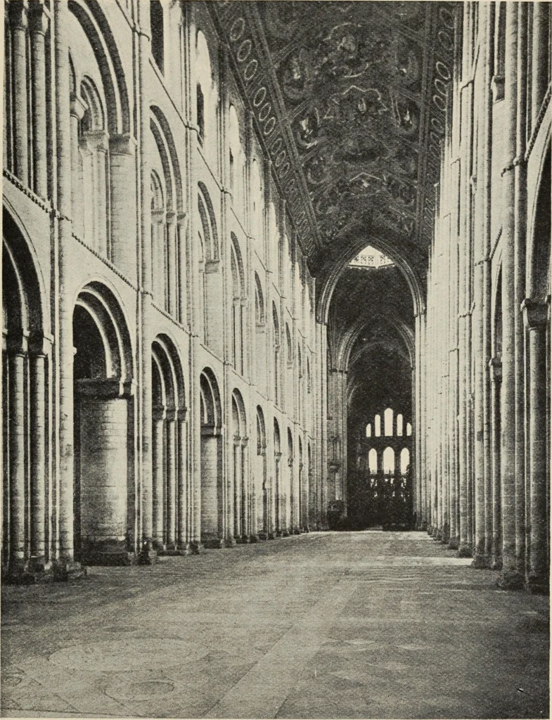 An illustration from Our English cathedrals ; their architectural beauties and characteristics, and their historical associations popularly described, together with chapters on the cathedral in mediaeval and in modern times, and in English poetry and prose; withmaps, plans, and numerous illustrations from photographs, 1911, leaf 192
