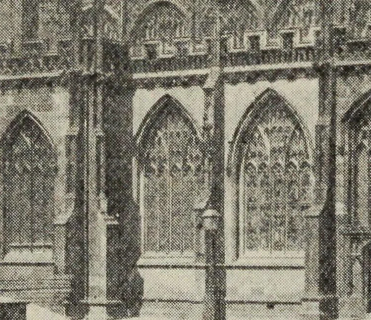 An illustration from Our English cathedrals ; their architectural beauties and characteristics, and their historical associations popularly described, together with chapters on the cathedral in mediaeval and in modern times, and in English poetry and prose; withmaps, plans, and numerous illustrations from photographs, 1911, leaf 226