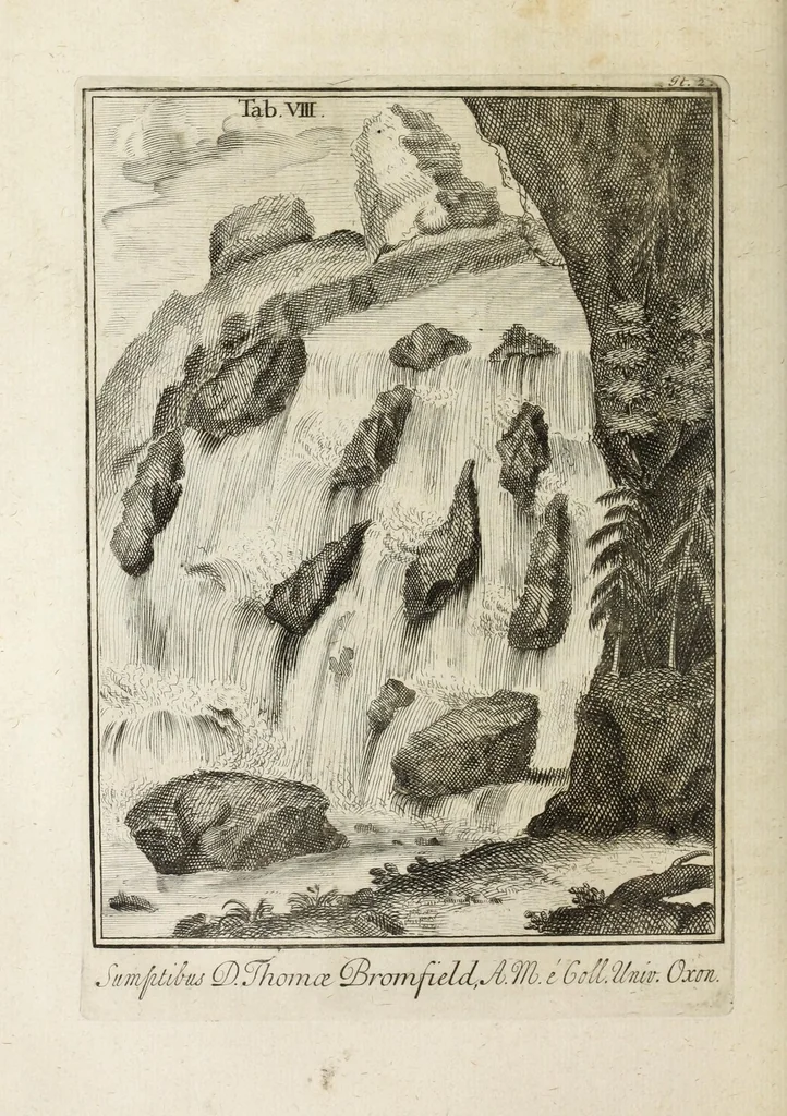 An illustration from Ouresiphoites Helveticus, sive, Itinera per Helvetiae alpinas regiones facta annis MDCCII, MDCCIII, MDCCIV, MDCCV, MDCCVI, MDCCVII, MDCCIX, MDCCX, MDCCCXI, 1723, leaf 176