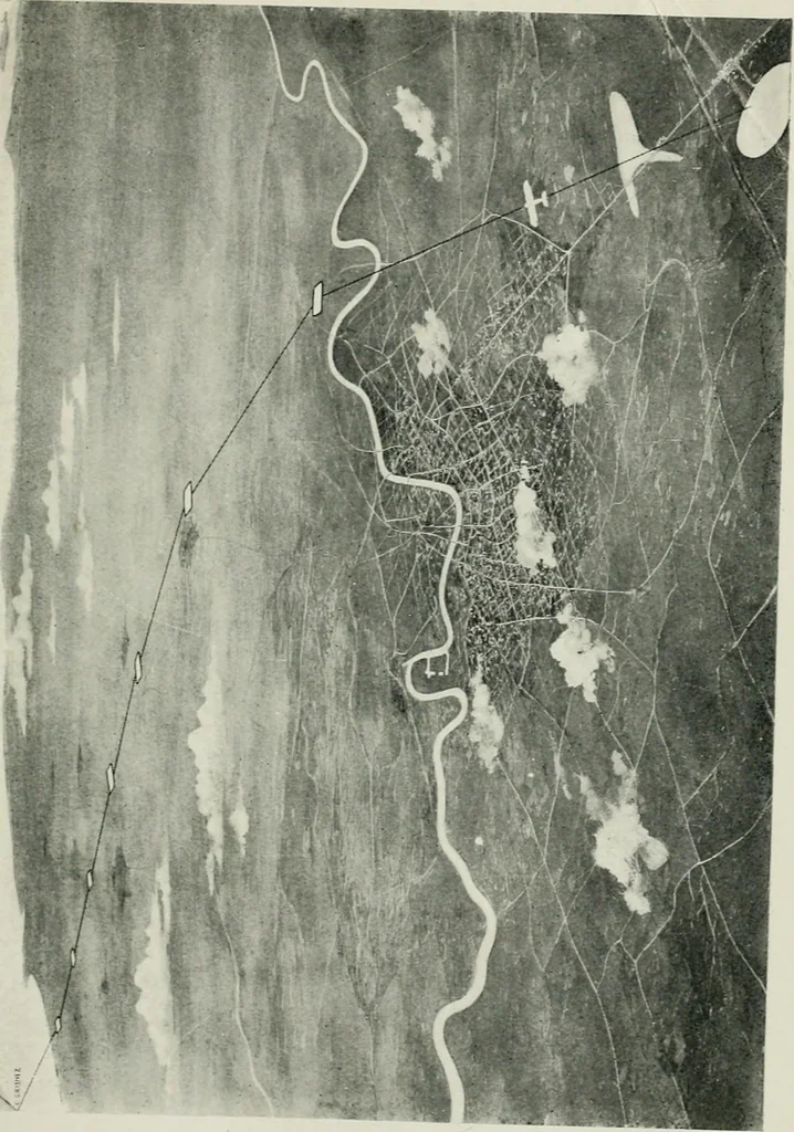 An illustration from Our first airways, their organization, equipment, and finance, 1919, leaf 146
