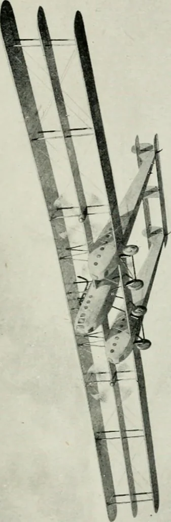 An illustration from Our first airways, their organization, equipment, and finance, 1919, leaf 176
