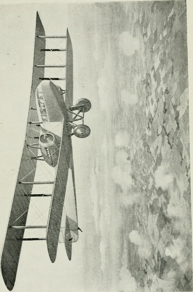An illustration from Our first airways, their organization, equipment, and finance, 1919, leaf 228