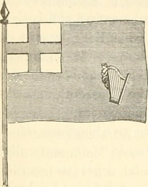 An illustration from Our flag number, with 1197 flags in full colors and 300 additional illustrations in black and white, 1917, leaf 133