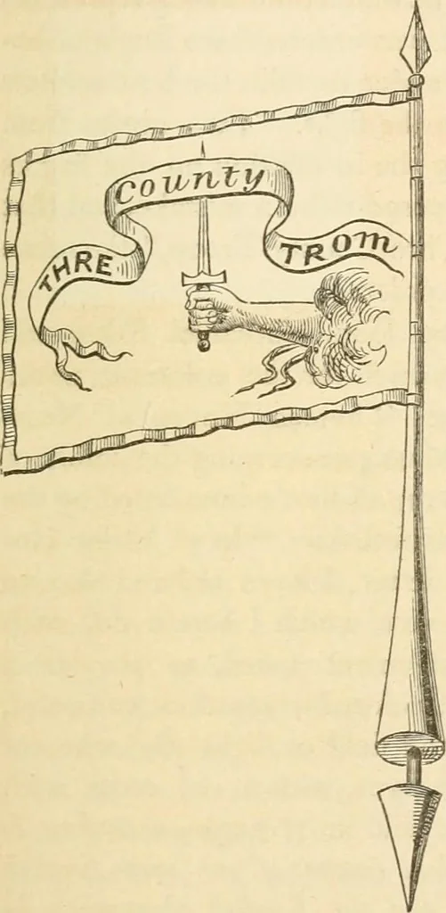An illustration from Our flag number, with 1197 flags in full colors and 300 additional illustrations in black and white, 1917, leaf 140