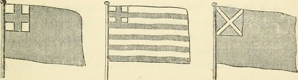 An illustration from Our flag number, with 1197 flags in full colors and 300 additional illustrations in black and white, 1917, leaf 146