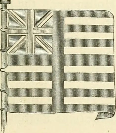 An illustration from Our flag number, with 1197 flags in full colors and 300 additional illustrations in black and white, 1917, leaf 178