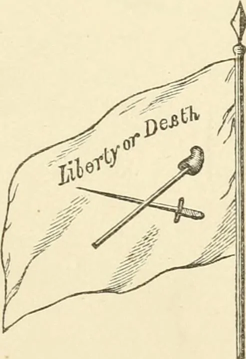 An illustration from Our flag number, with 1197 flags in full colors and 300 additional illustrations in black and white, 1917, leaf 202