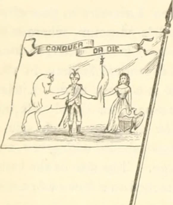 An illustration from Our flag number, with 1197 flags in full colors and 300 additional illustrations in black and white, 1917, leaf 29