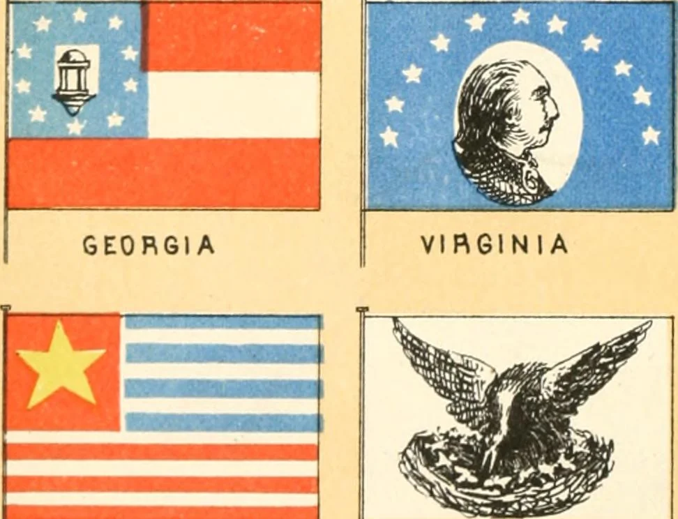 An illustration from Our flag number, with 1197 flags in full colors and 300 additional illustrations in black and white, 1917, leaf 317