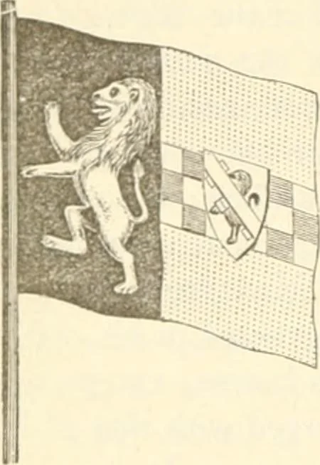 An illustration from Our flag number, with 1197 flags in full colors and 300 additional illustrations in black and white, 1917, leaf 35