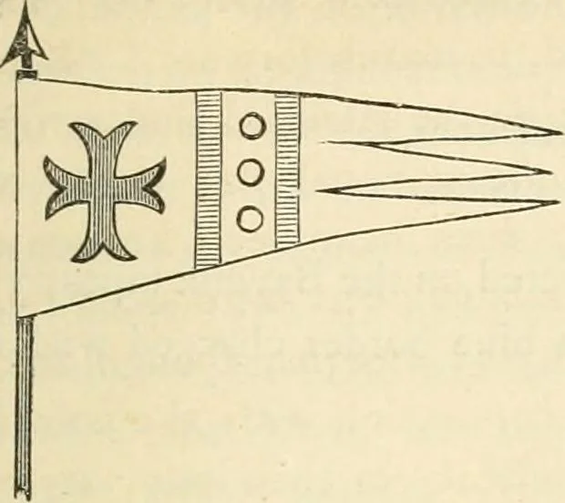 An illustration from Our flag number, with 1197 flags in full colors and 300 additional illustrations in black and white, 1917, leaf 38