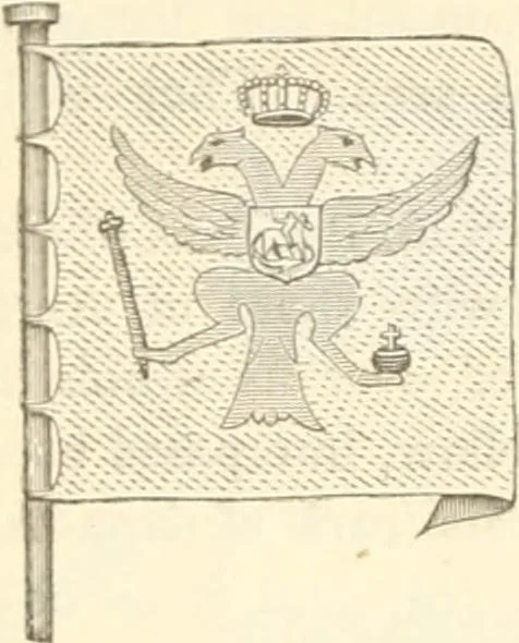 An illustration from Our flag number, with 1197 flags in full colors and 300 additional illustrations in black and white, 1917, leaf 81