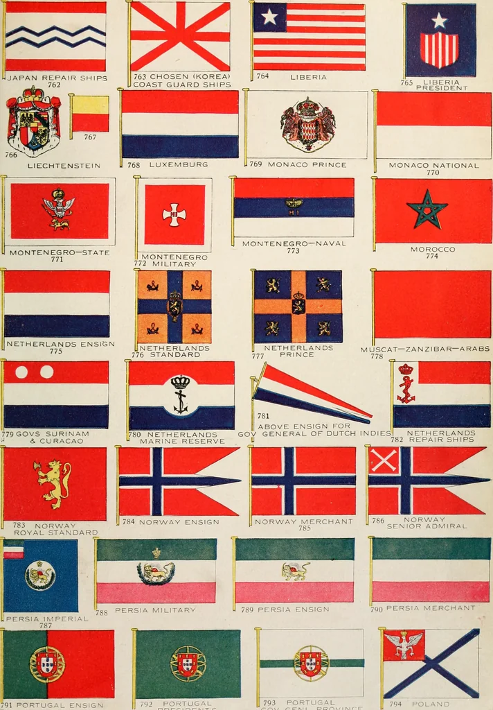An illustration from Our flag. Origin and progress of the flag of the United States of America, with an introductory account of the symbols, standards, banners and flags of ancient and modern naitons, 1872, leaf 102