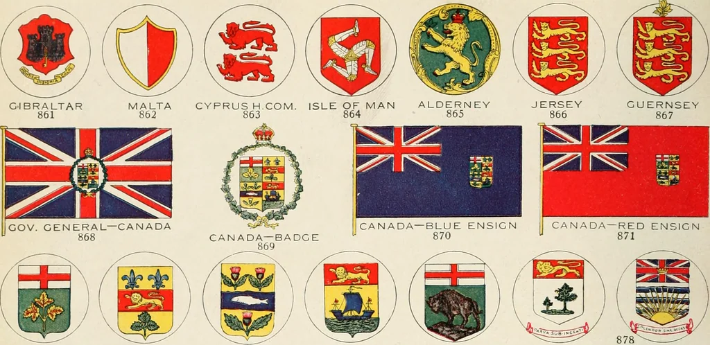 An illustration from Our flag. Origin and progress of the flag of the United States of America, with an introductory account of the symbols, standards, banners and flags of ancient and modern naitons, 1872, leaf 109