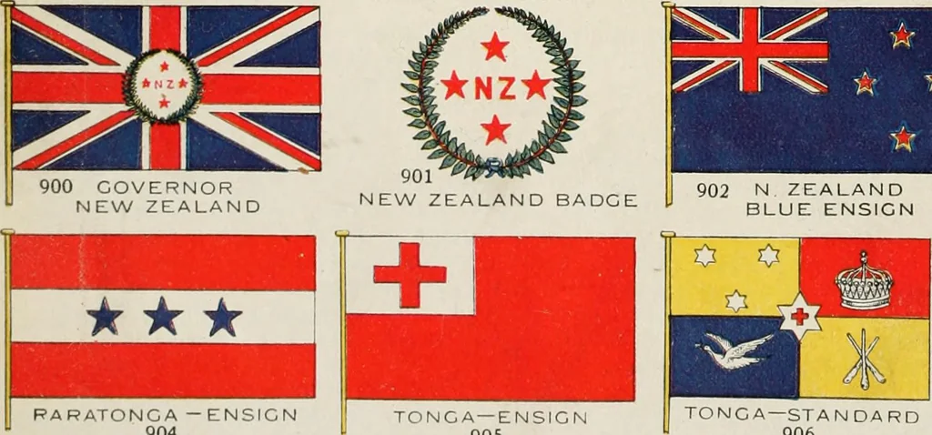 An illustration from Our flag. Origin and progress of the flag of the United States of America, with an introductory account of the symbols, standards, banners and flags of ancient and modern naitons, 1872, leaf 109