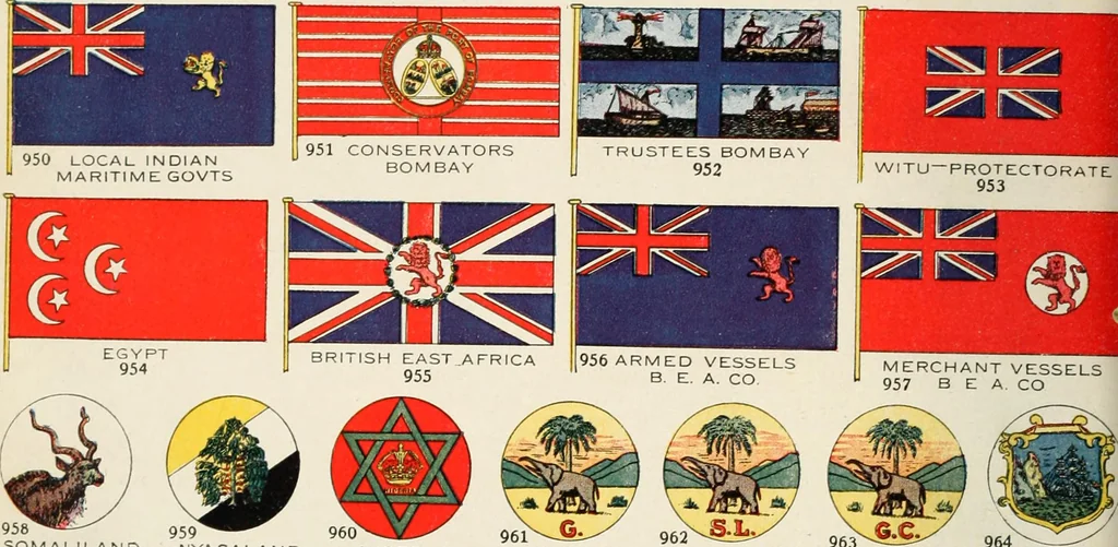 An illustration from Our flag. Origin and progress of the flag of the United States of America, with an introductory account of the symbols, standards, banners and flags of ancient and modern naitons, 1872, leaf 113