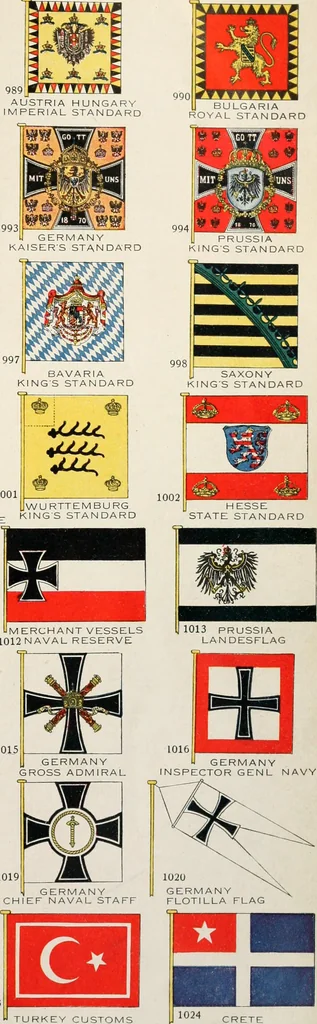 An illustration from Our flag. Origin and progress of the flag of the United States of America, with an introductory account of the symbols, standards, banners and flags of ancient and modern naitons, 1872, leaf 114