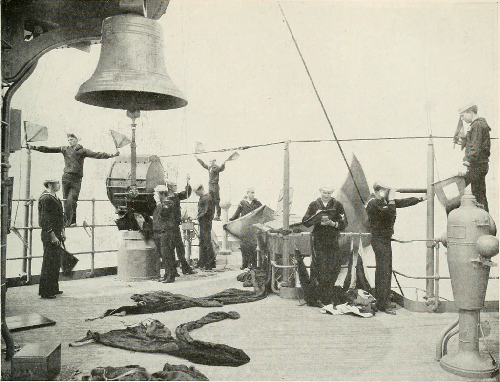An illustration from Our flag. Origin and progress of the flag of the United States of America, with an introductory account of the symbols, standards, banners and flags of ancient and modern naitons, 1872, leaf 152