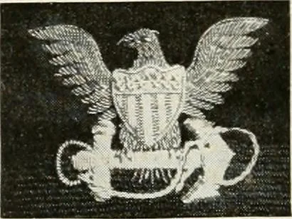 An illustration from Our flag. Origin and progress of the flag of the United States of America, with an introductory account of the symbols, standards, banners and flags of ancient and modern naitons, 1872, leaf 165