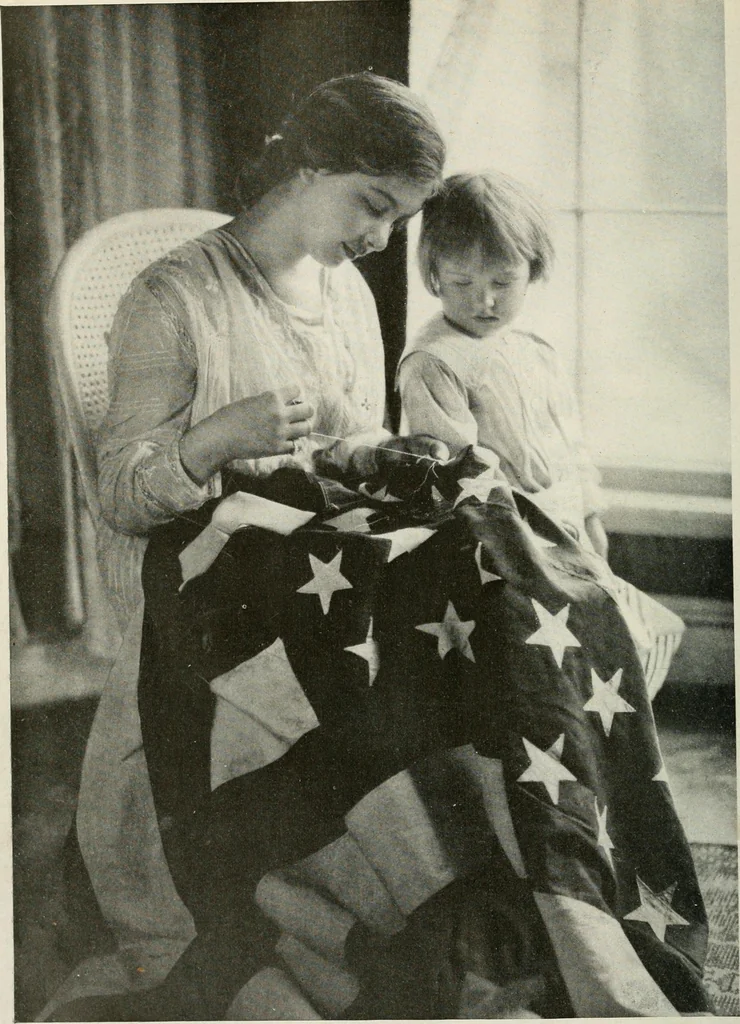 An illustration from Our flag. Origin and progress of the flag of the United States of America, with an introductory account of the symbols, standards, banners and flags of ancient and modern naitons, 1872, leaf 167