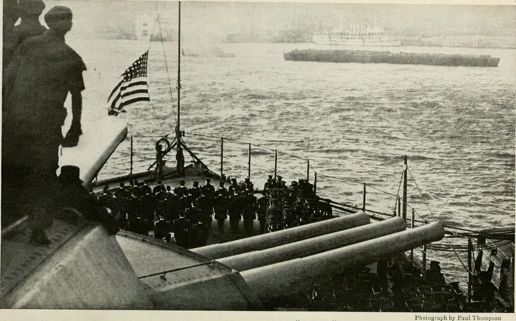 An illustration from Our flag. Origin and progress of the flag of the United States of America, with an introductory account of the symbols, standards, banners and flags of ancient and modern naitons, 1872, leaf 43