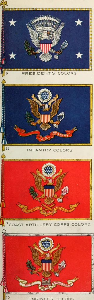 An illustration from Our flag. Origin and progress of the flag of the United States of America, with an introductory account of the symbols, standards, banners and flags of ancient and modern naitons, 1872, leaf 58