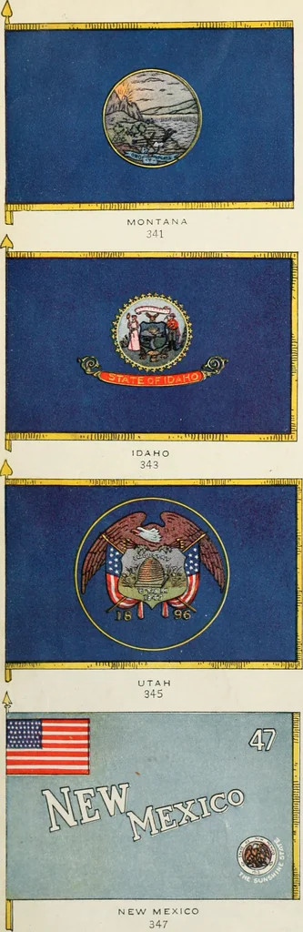 An illustration from Our flag. Origin and progress of the flag of the United States of America, with an introductory account of the symbols, standards, banners and flags of ancient and modern naitons, 1872, leaf 81