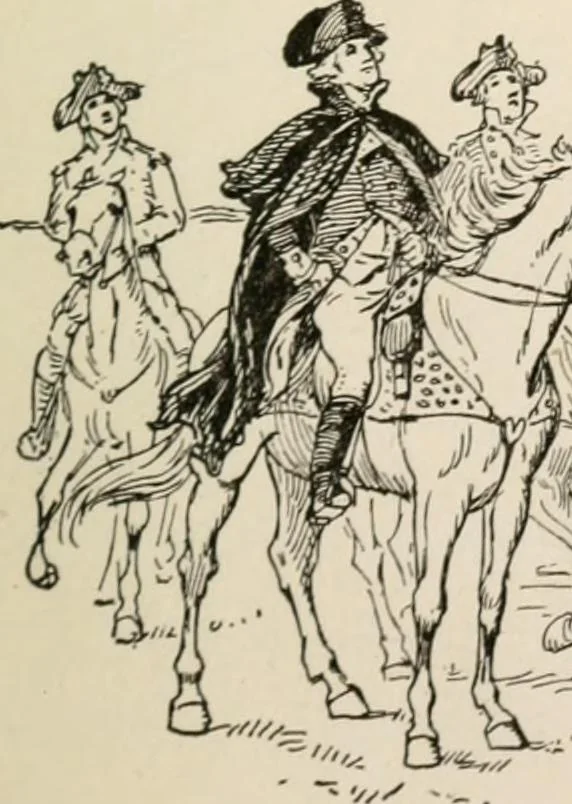 An illustration from Our flag and our songs; a brief story of the origin and life of the United States flag, 1917, leaf 14