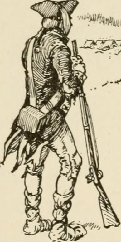 An illustration from Our flag and our songs; a brief story of the origin and life of the United States flag, 1917, leaf 19