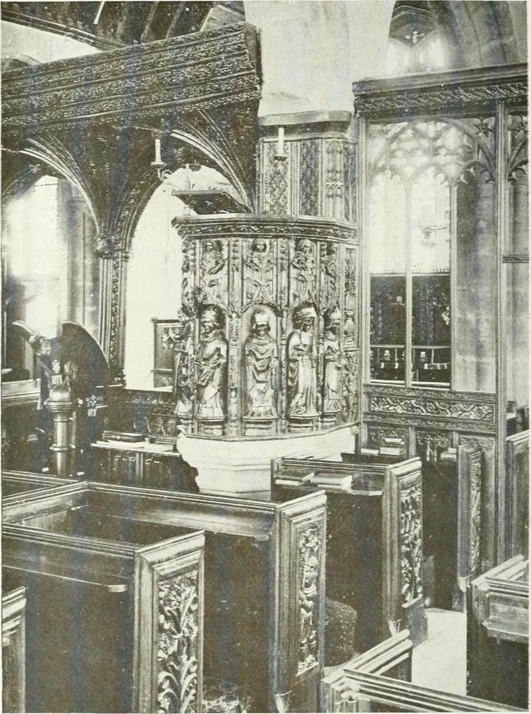 An illustration from ...Our homeland churches and how to study them, 1912, leaf 147