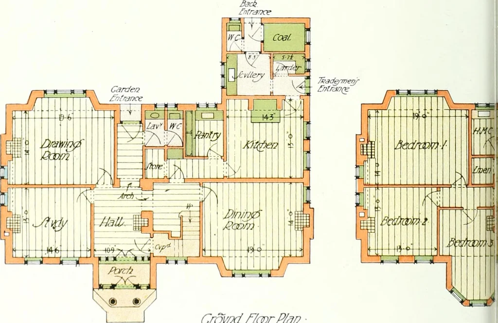 An illustration from Our homes and how to make the best of them, 1909, leaf 117