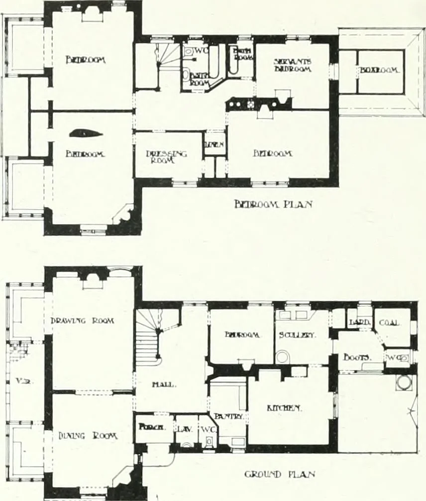 An illustration from Our homes and how to make the best of them, 1909, leaf 221